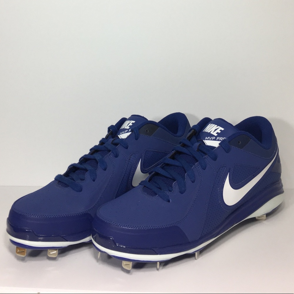 MVP Pro Metal Baseball Cleats Deep Royal
